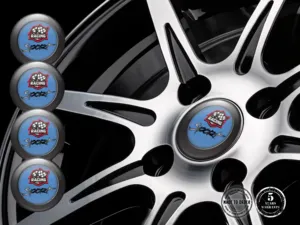 Rim stickers High-End Quality Racing Dome Labels